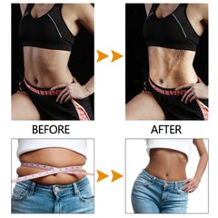 Women Waist Corset Trainer Sauna Sweat Fat Burn Body Shaper Slimmer Belt