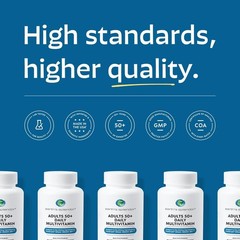 50+ Daily Vitamins – 120 Count for Brain, Energy, and Immunity Support