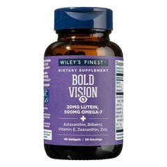 Wiley’s Finest Wild Alaskan Fish Oil Bold Vision – Fish Oil Eye Health Supple…