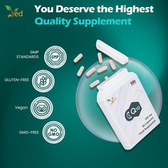 VED CoQ10 90 Capsules, 300 mg, 3 months Supply