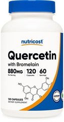 Nutricost Quercetin with Bromelain, 880 MG 120 Caps, 60 Servings – EXP 09/2026