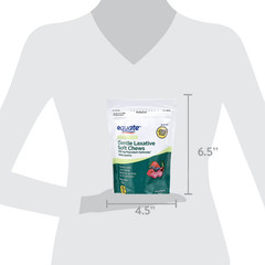 Equate Gentle Laxative Soft Chew for Constipation Relief, Mixed Berry Flavor, 30