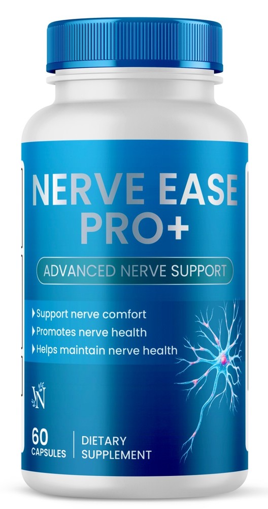 (1 Pack) Nerve Ease Pro+ Nerve Support Max Supplement NerveEase 60 Capsules
