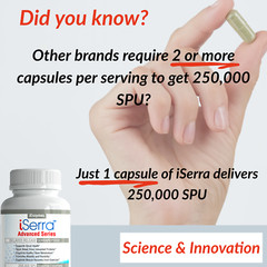 iSerra 250,000 SPU Serrapeptase Enzyme – 90 Delayed Release Capsules