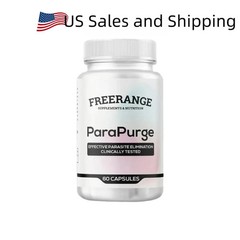 US SHIP FreeRange ParaPurge Advanced Parasite Cleanser 60 Capsules Para Purge
