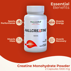 CREATINE Monohydrate – Gym Supplement – 60 Cap – Exp 05/25