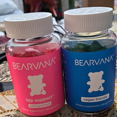 BEARVANA Women’s Health Berry Gummy Supplement Vegan GF Soy-Free 60 ct