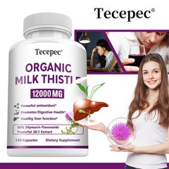 Organic Milk Thistl 30:1 Extract 12000 mg (Silymarin) – Healthy Liver Function