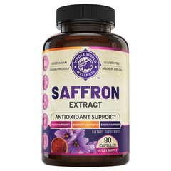 100% Pure Saffron Extract – Supports Weight and Appetite Health, Mood, Focus,…