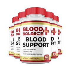 5-Pack Blood Balance Plus Capsules, BloodBalance Plus for Blood Support-300 Caps