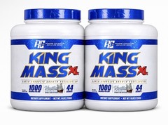 2 King Mass XL Ronnie Coleman Signature 60g Protein Cookies & Cream 6 LB 8/2026