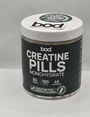 Creatine Monohydrate Pills – Muscle Builder, 180 Capsules, 45 Servings