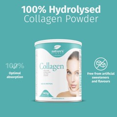 Nature’s Finest Hydrolysed 100% Collagen Powder – Pure & Unflavored 6x140g