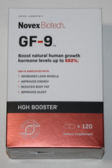 Novex Biotech Growth Factor 9 Dietary Supplement GF-9 120 Caps Exp 07/27 NEW