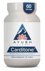 Ayush Herbs Carditone Healthy Blood Pressure Support For Women & Men 60 Capsules
