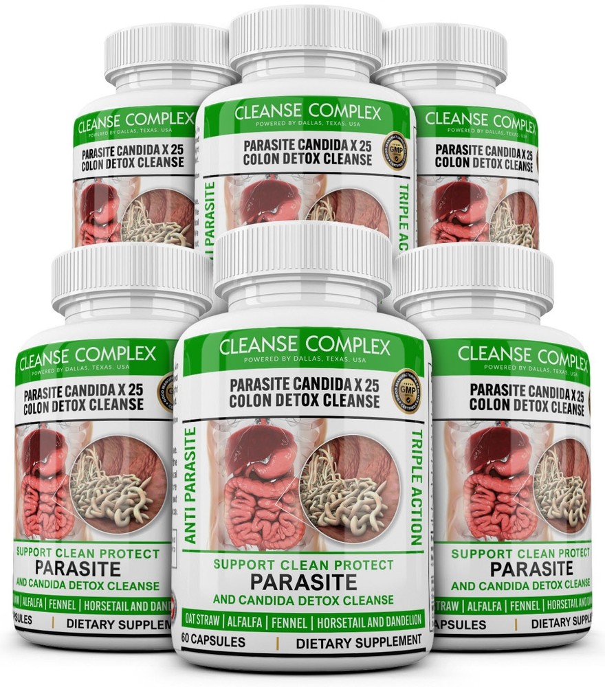 PARASITE Anti- PARASITE DETOX Complete BODY CLEANSE Complex BROAD Spectrum 360