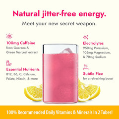 Zipfizz Energy Drink Powder, Electrolytes + B12, Sugar Free, Pink Lemonade 12Pk