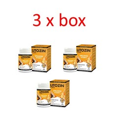 3 x Litozin Forte Joint Health Supplement 90 Caps | Rosehip Rosenoid Vitamin C