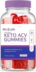 Biolyfe Keto ACV Gummies Bio Lyfe Gummies Biolife Apple Cider Vinegar 1000mg 6oc