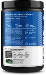 Keto-Friendly Amino Energy Powder with Green Tea & BCAAs – Blue Raspberry Flavor