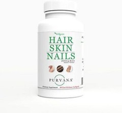 PURVANA Hair, Skin & Nails Wellgenix 90-Softgels Exp 06/26 – Same Day Ship