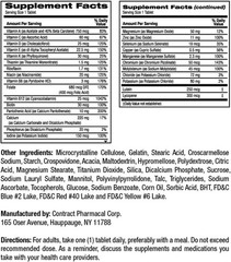 & Gluten-Free Daily Vitamin for Adults 50+ – 120 Count Wellness Tablets