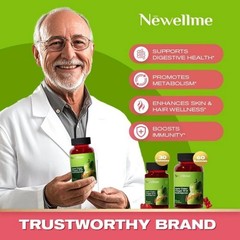 NEWELLME Apple Cider Vinegar Gummy Energy and Gut Health – Supports Digestion