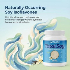 Total Soy Vanilla Shake 1.2 lb – Low Sugar, Ideal for Health-Conscious Adults