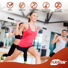 NutriFlair Turmeric Curcumin with Ginger and BioPerine 180 Count (Pack of 1)