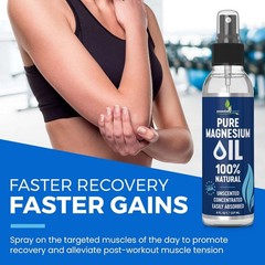 Pure Magnesium Oil Spray 8oz – Effective Natural Solution for Muscle Pain