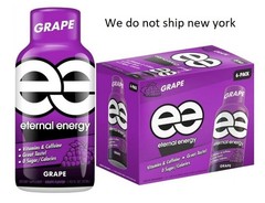 Eternal Energy Shot Extra Strength Grape 1.93 Oz 12 Count