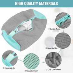 Shoe Washing Machine Bag, Shoe Laundry Bag for Washer and Dryer, Include Dry …