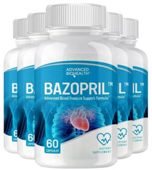 Bazopril Advance Blood Pressure Support Dietary Supplement (300 Capsules) 5-Pack