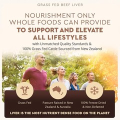 Grass Fed Beef Liver Supplements Endurance Strong Bones Vibrant Skin 180 Caps US