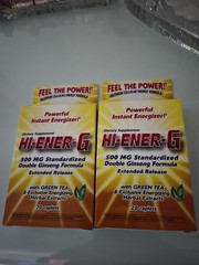 LOT of 2 BOXES – Hi-Ener-G Extended Release 20 Caplets 500 mg