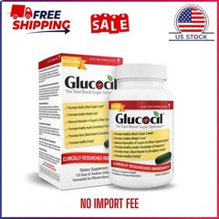 Glucocil 120CT 30-Day Blood Sugar Support Premium Formula Since 2008 New Sealed!