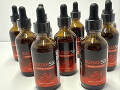 Sugar Six Blood Support Drops Weight Loss Liquid Formula 2oz Lot Of 9 Bottles