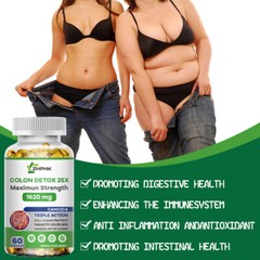 Remove Parasite ANTI PARASITE & CANDIDA DETOX Body Cleanse ULTRA FLASH COLON 60