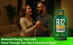 (48 Pack) GAQ B12 Overload Energy Shots, Grape, Up to 7+ Hours of Energy