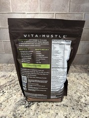 VitaHustle Protein Powder Chocolate 23.45 oz Vegan Gluten-Free Non-GMO