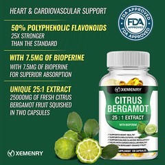 Citrus Bergamot – 25:1 Extract, 50% Supports Healthy Heart and Immune Support