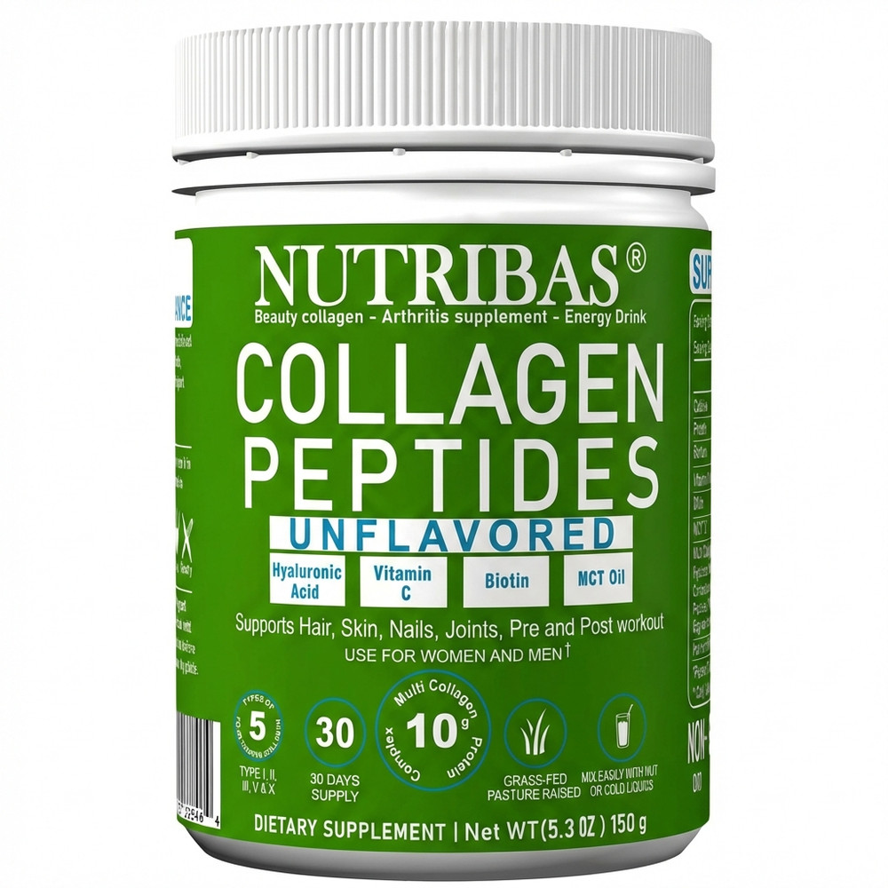 Protein with Collagen Peptides, with Vitamin C for Men Women, Health & Beauty