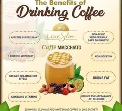 Luxe Slim Caffee MACCHIATO With Collagen & L-Glutathione, 10 Sachets