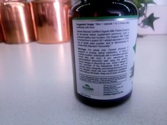 Zazzee Organic Milk Thistle: 30:1 Extract, 80% Silymarin, 120 Vegan Caps, USA Ma