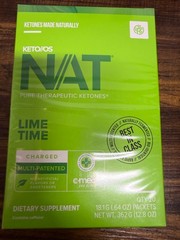 Prüvit Ketones NAT 10 Packets Charged LIME TIME/ FREE SHIPPING