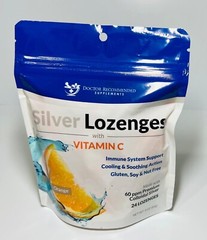Silver Lozenges with Vitamin C – Premium nano Silver 60PPM Colloidal