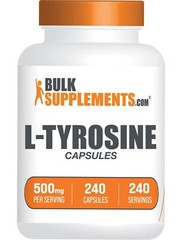 BulkSupplements L-Tyrosine 240 Capsules – 500 mg Per Serving