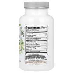 Quantum Health Super Lysine Immune System 180 Tablets Milk-Free, No Artificial