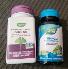 (2) Nature’s Way Ginkgo (60 Caps Each) ~EXP: 2/27+