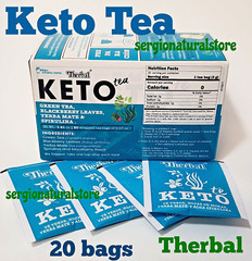 New Te KETO TEA By Therbal 20 bags Keto Herbs for Infusion Exp 12/2024